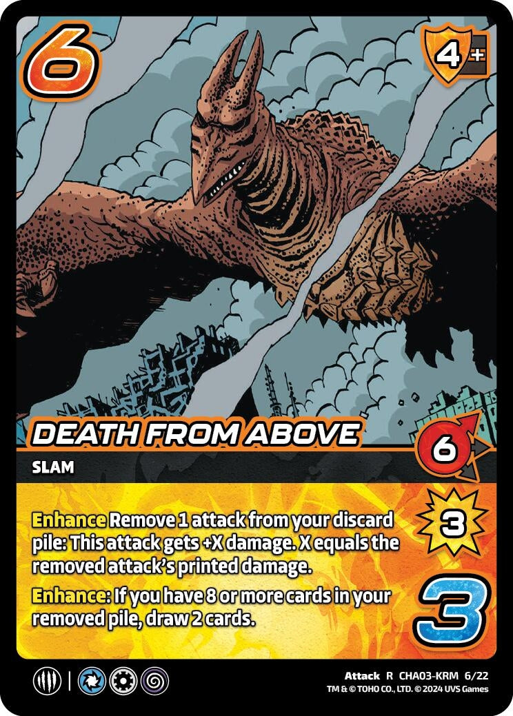 Image for Death From Above (Challenger Series: Godzilla) (CHA03-KRM 6/22) - UniVersus