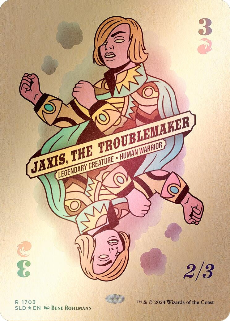 Image for Jaxis, the Troublemaker (Rainbow Foil) (Secret Lair Drop Series) (1703) - Magic: The Gathering