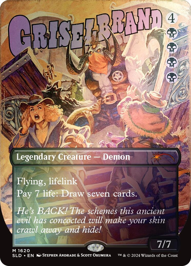 Image for Griselbrand (1620) (Rainbow Foil) (Secret Lair Drop Series) (1620) - Magic: The Gathering