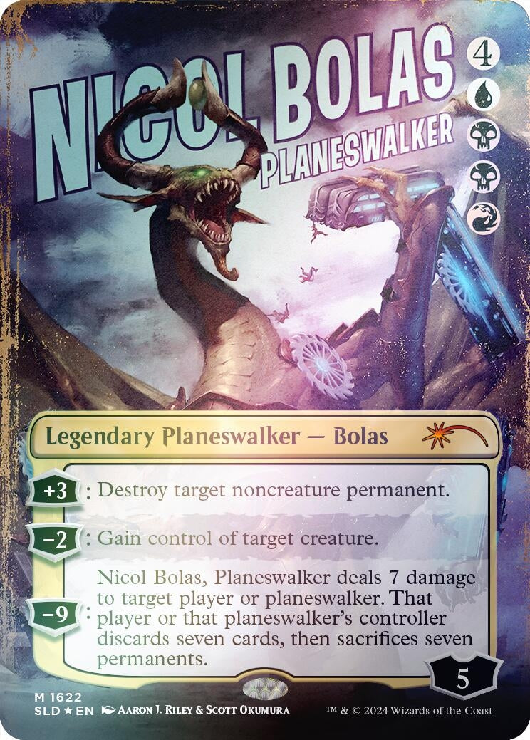 Image for Nicol Bolas, Planeswalker (Rainbow Foil) (Secret Lair Drop Series) (1622) - Magic: The Gathering