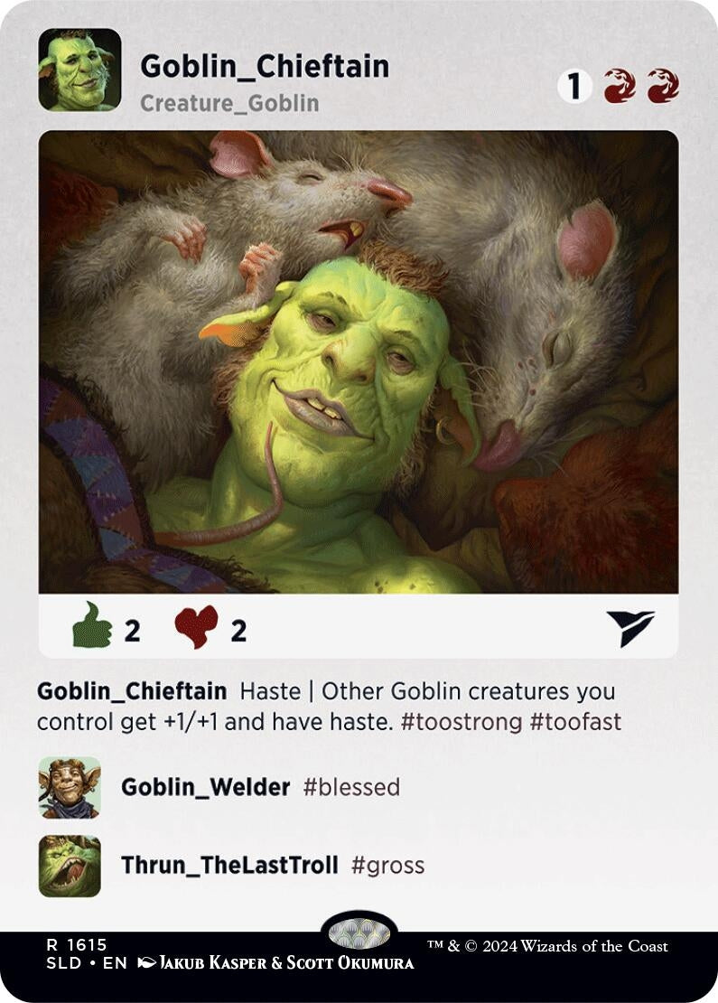 Image for Goblin Chieftain (Secret Lair Drop Series) (1615) - Magic: The Gathering