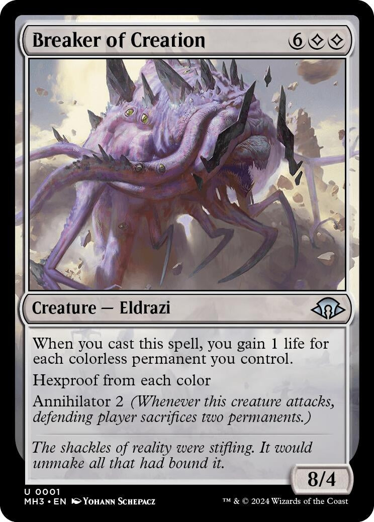 Image for Breaker of Creation (Modern Horizons 3) (1) - Magic: The Gathering
