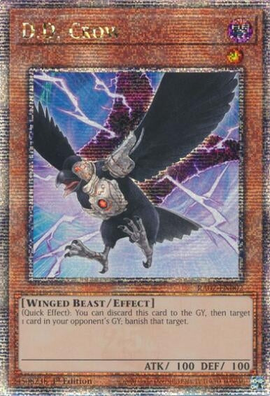Image for D.D. Crow (Quarter Century Secret Rare) (25th Anniversary Rarity Collection II) (RA02-EN002) - YuGiOh