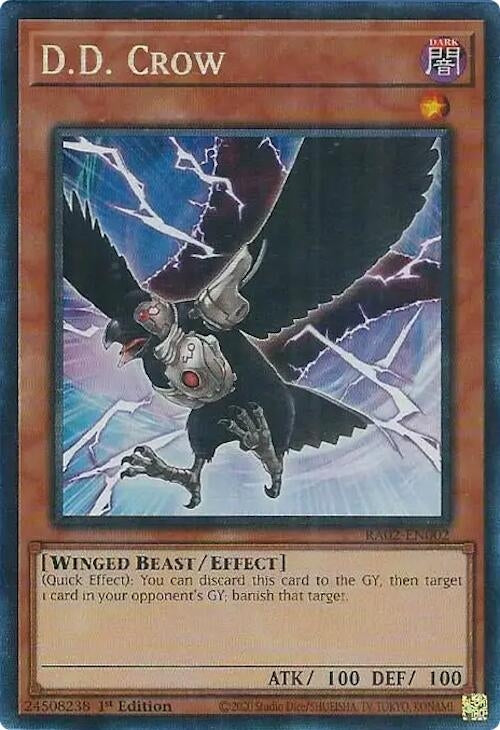 Image for D.D. Crow (PCR) (25th Anniversary Rarity Collection II) (RA02-EN002) - YuGiOh