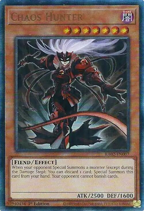 Image for Chaos Hunter (PUR) (25th Anniversary Rarity Collection II) (RA02-EN007) - YuGiOh