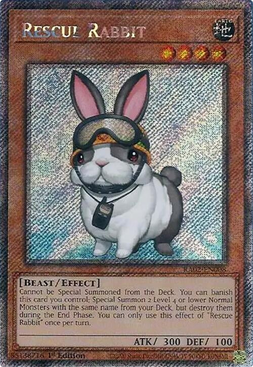 Image for Rescue Rabbit (Platinum Secret Rare) (25th Anniversary Rarity Collection II) (RA02-EN008) - YuGiOh