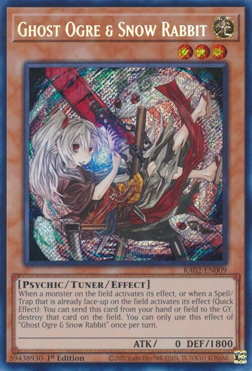 Image for Ghost Ogre & Snow Rabbit (Alternate Art) (Secret Rare) (25th Anniversary Rarity Collection II) (RA02-EN009) - YuGiOh