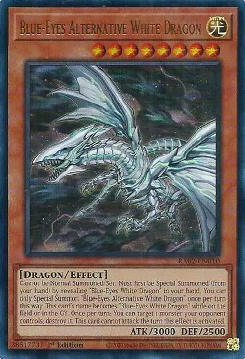 Image for Blue-Eyes Alternative White Dragon (UR) (25th Anniversary Rarity Collection II) (RA02-EN010) - YuGiOh