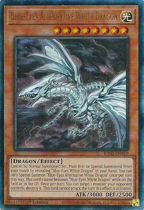 Image for Blue-Eyes Alternative White Dragon (PUR) (25th Anniversary Rarity Collection II) (RA02-EN010) - YuGiOh