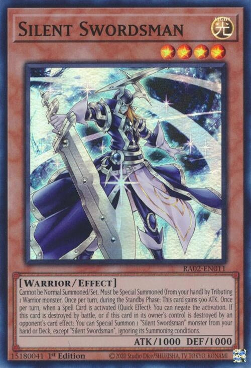 Image for Silent Swordsman (25th Anniversary Rarity Collection II) (RA02-EN011) - YuGiOh
