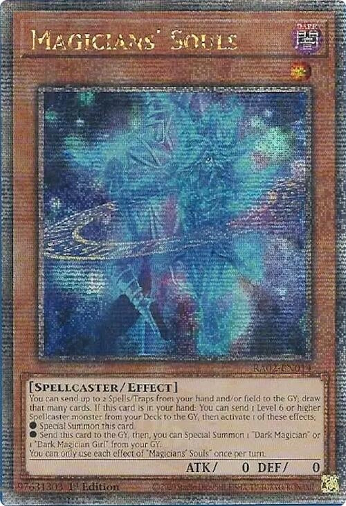 Image for Magicians' Souls (Quarter Century Secret Rare) (25th Anniversary Rarity Collection II) (RA02-EN014) - YuGiOh