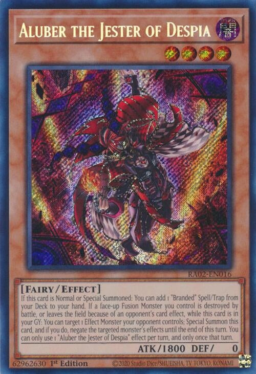 Image for Aluber the Jester of Despia (Secret Rare) (25th Anniversary Rarity Collection II) (RA02-EN016) - YuGiOh