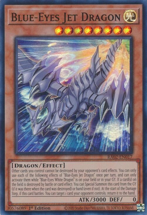 Image for Blue-Eyes Jet Dragon (25th Anniversary Rarity Collection II) (RA02-EN017) - YuGiOh