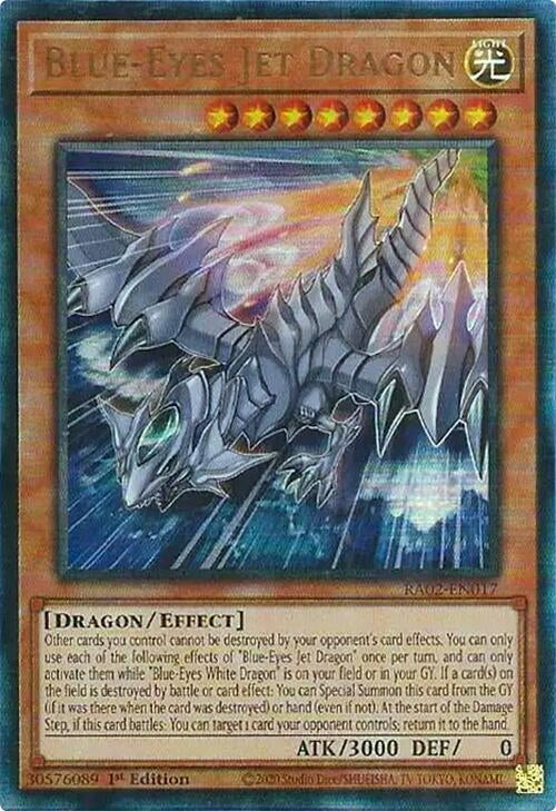 Image for Blue-Eyes Jet Dragon (PUR) (25th Anniversary Rarity Collection II) (RA02-EN017) - YuGiOh
