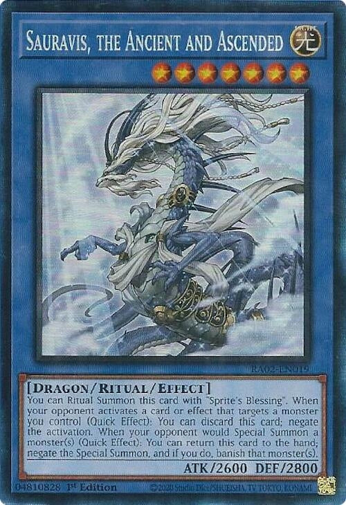 Image for Sauravis, the Ancient and Ascended (PCR) (25th Anniversary Rarity Collection II) (RA02-EN019) - YuGiOh