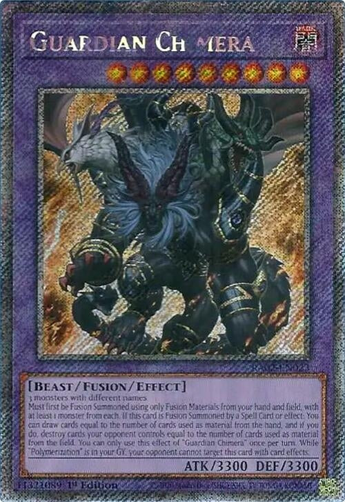 Image for Guardian Chimera (Platinum Secret Rare) (25th Anniversary Rarity Collection II) (RA02-EN023) - YuGiOh