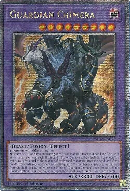 Image for Guardian Chimera (Quarter Century Secret Rare) (25th Anniversary Rarity Collection II) (RA02-EN023) - YuGiOh