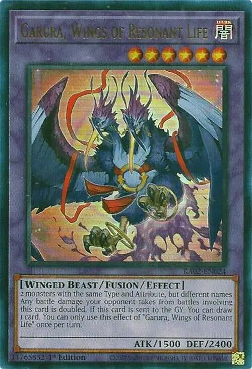 Image for Garura, Wings of Resonant Life (UR) (25th Anniversary Rarity Collection II) (RA02-EN024) - YuGiOh