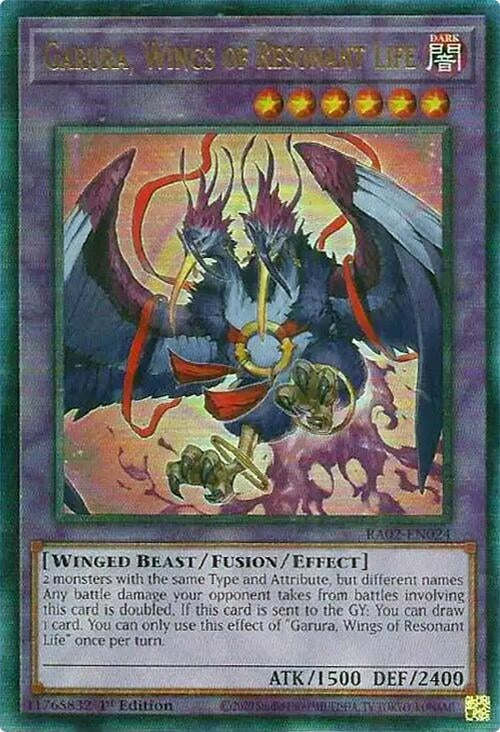 Image for Garura, Wings of Resonant Life (PUR) (25th Anniversary Rarity Collection II) (RA02-EN024) - YuGiOh