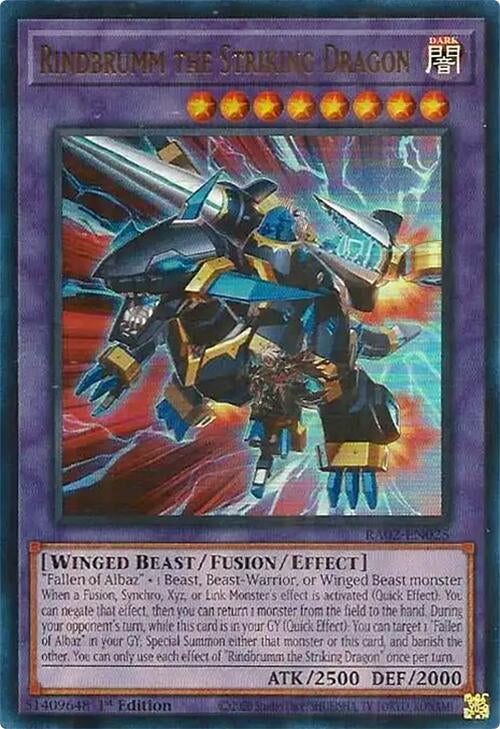 Image for Rindbrumm the Striking Dragon (UR) (25th Anniversary Rarity Collection II) (RA02-EN025) - YuGiOh