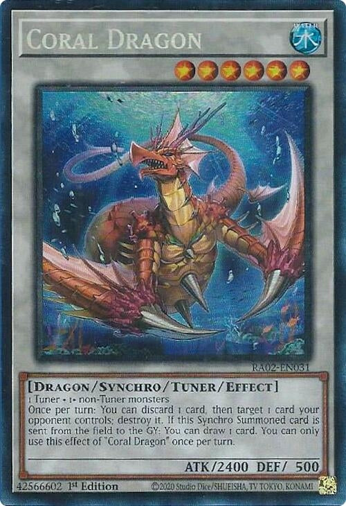 Image for Coral Dragon (PCR) (25th Anniversary Rarity Collection II) (RA02-EN031) - YuGiOh