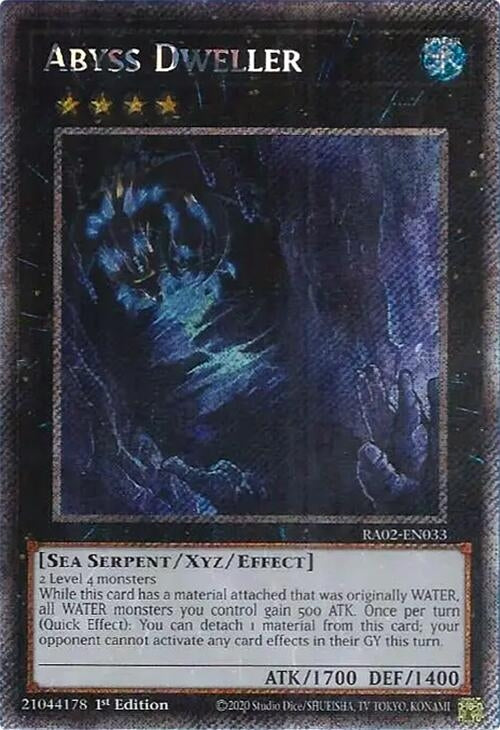 Image for Abyss Dweller (Platinum Secret Rare) (25th Anniversary Rarity Collection II) (RA02-EN033) - YuGiOh