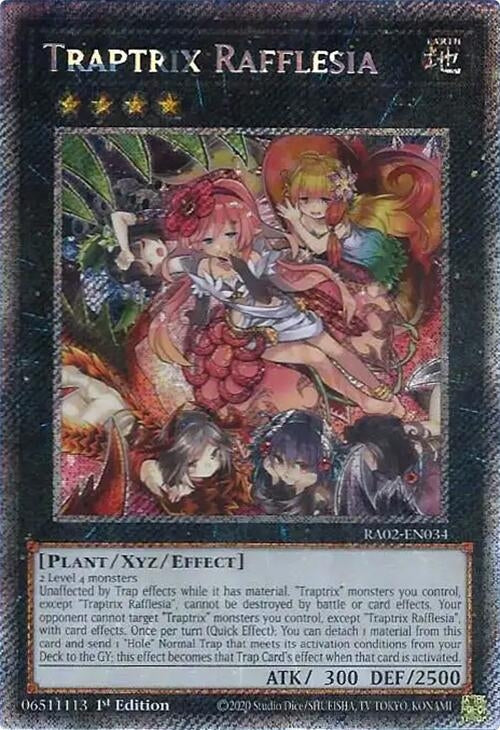 Image for Traptrix Rafflesia (Platinum Secret Rare) (25th Anniversary Rarity Collection II) (RA02-EN034) - YuGiOh