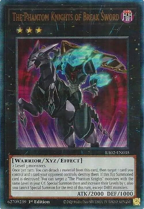 Image for The Phantom Knights of Break Sword (PUR) (25th Anniversary Rarity Collection II) (RA02-EN035) - YuGiOh