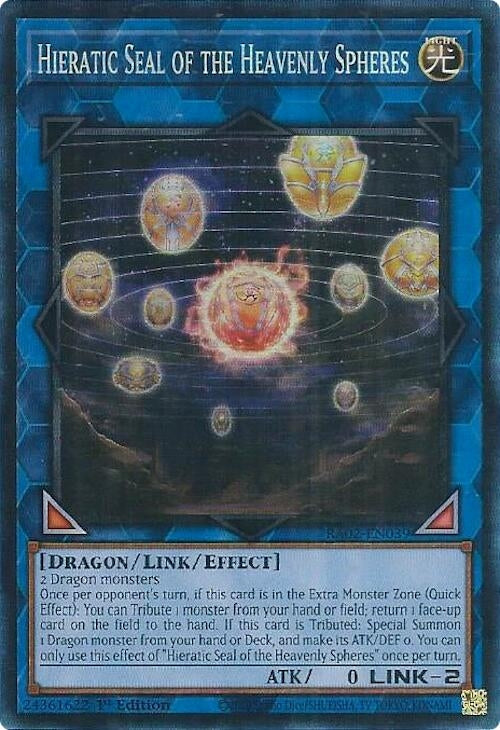 Image for Hieratic Seal of the Heavenly Spheres (PCR) (25th Anniversary Rarity Collection II) (RA02-EN039) - YuGiOh