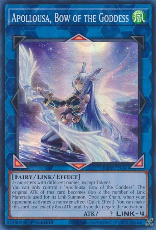 Image for Apollousa, Bow of the Goddess (Alternate Art) (25th Anniversary Rarity Collection II) (RA02-EN040) - YuGiOh
