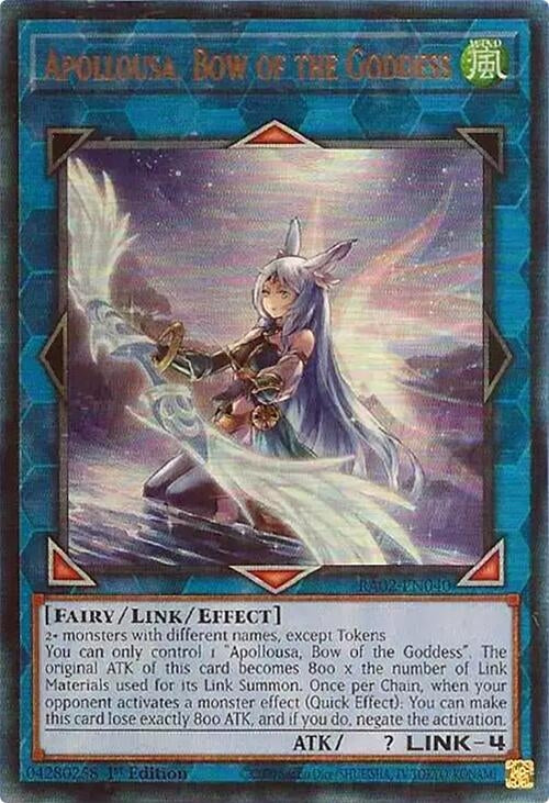 Image for Apollousa, Bow of the Goddess (Alternate Art) (PUR) (25th Anniversary Rarity Collection II) (RA02-EN040) - YuGiOh