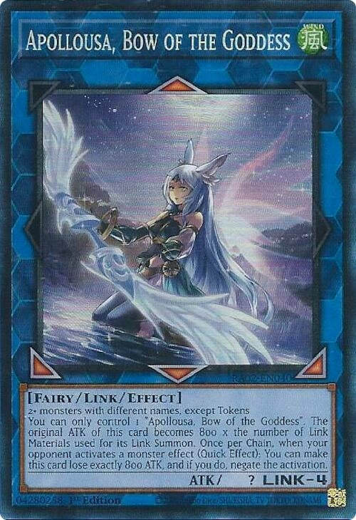 Image for Apollousa, Bow of the Goddess (Alternate Art) (PCR) (25th Anniversary Rarity Collection II) (RA02-EN040) - YuGiOh
