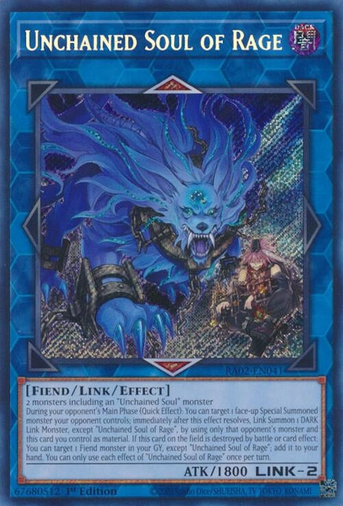 Image for Unchained Soul of Rage (Secret Rare) (25th Anniversary Rarity Collection II) (RA02-EN041) - YuGiOh