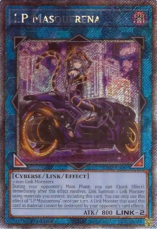 Image for I:P Masquerena (Alternate Art) (Platinum Secret Rare) (25th Anniversary Rarity Collection II) (RA02-EN042) - YuGiOh