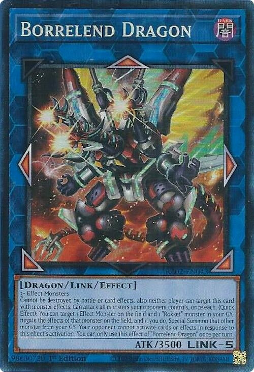 Image for Borrelend Dragon (PCR) (25th Anniversary Rarity Collection II) (RA02-EN043) - YuGiOh