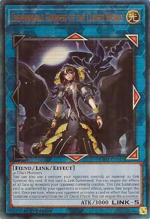 Image for Underworld Goddess of the Closed World (PUR) (25th Anniversary Rarity Collection II) (RA02-EN045) - YuGiOh