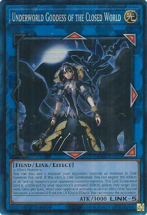 Image for Underworld Goddess of the Closed World (PCR) (25th Anniversary Rarity Collection II) (RA02-EN045) - YuGiOh