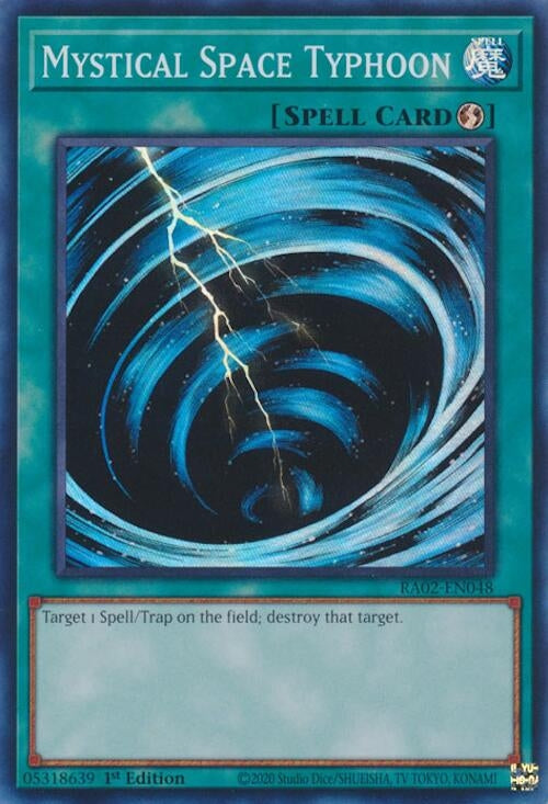 Image for Mystical Space Typhoon (25th Anniversary Rarity Collection II) (RA02-EN048) - YuGiOh