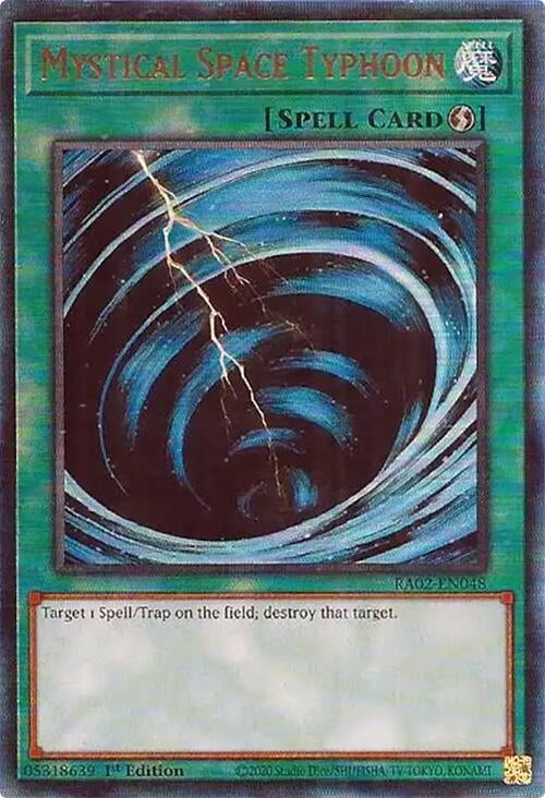 Image for Mystical Space Typhoon (PUR) (25th Anniversary Rarity Collection II) (RA02-EN048) - YuGiOh