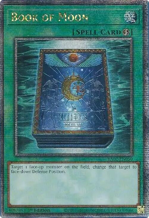 Image for Book of Moon (Quarter Century Secret Rare) (25th Anniversary Rarity Collection II) (RA02-EN050) - YuGiOh