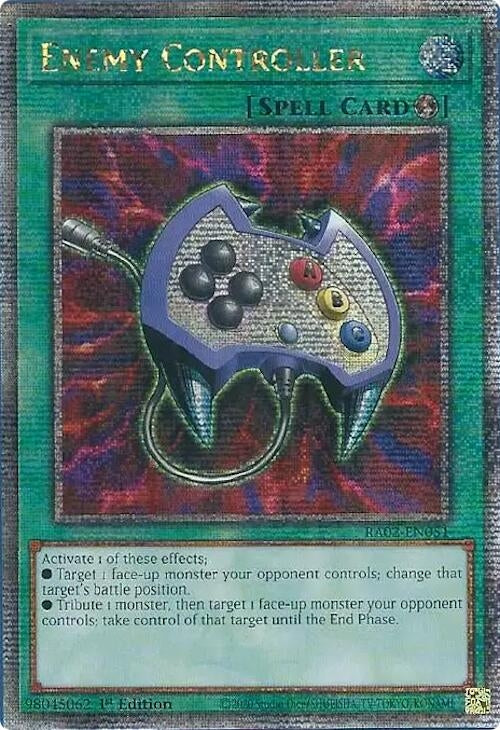 Image for Enemy Controller (Quarter Century Secret Rare) (25th Anniversary Rarity Collection II) (RA02-EN051) - YuGiOh