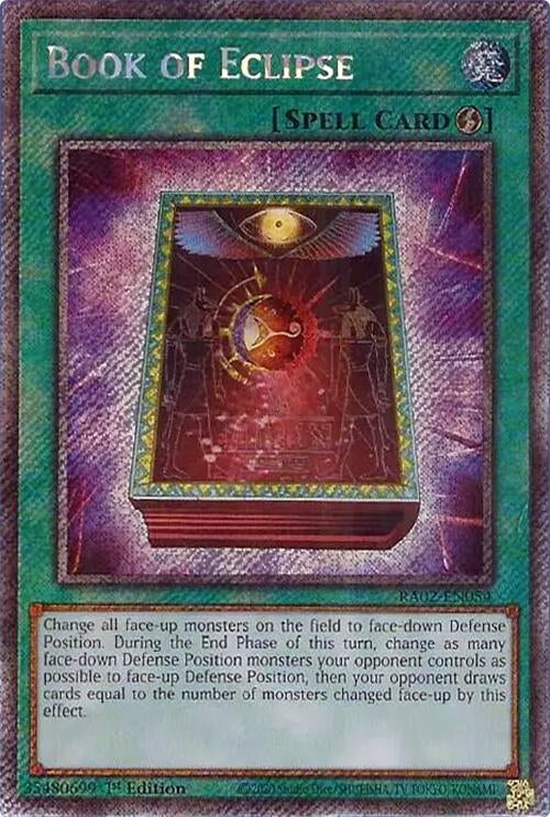 Image for Book of Eclipse (Platinum Secret Rare) (25th Anniversary Rarity Collection II) (RA02-EN054) - YuGiOh