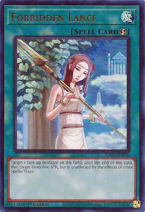 Image for Forbidden Lance (UR) (25th Anniversary Rarity Collection II) (RA02-EN058) - YuGiOh