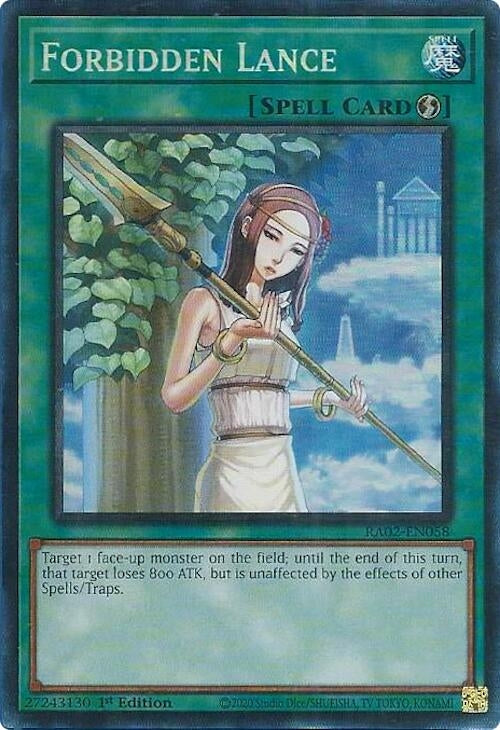 Image for Forbidden Lance (PCR) (25th Anniversary Rarity Collection II) (RA02-EN058) - YuGiOh