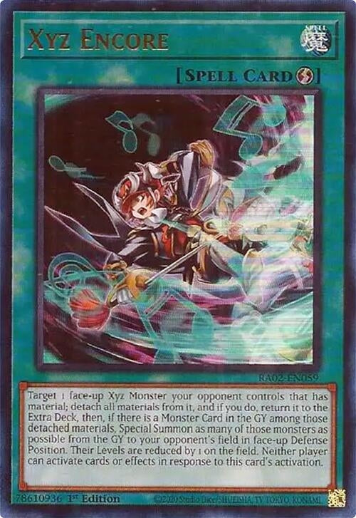 Image for Xyz Encore (UR) (25th Anniversary Rarity Collection II) (RA02-EN059) - YuGiOh