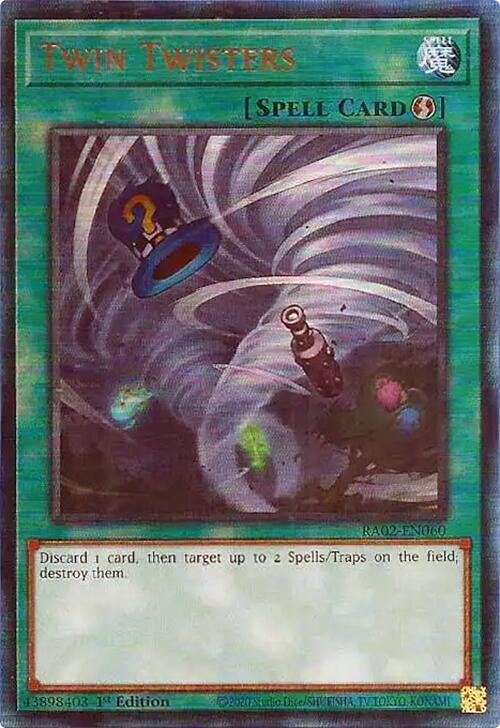 Image for Twin Twisters (PUR) (25th Anniversary Rarity Collection II) (RA02-EN060) - YuGiOh