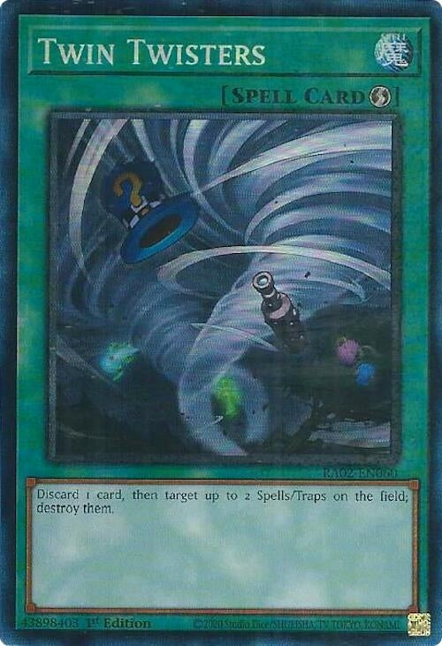 Image for Twin Twisters (PCR) (25th Anniversary Rarity Collection II) (RA02-EN060) - YuGiOh