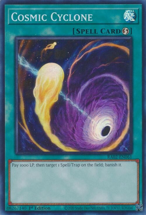 Image for Cosmic Cyclone (25th Anniversary Rarity Collection II) (RA02-EN061) - YuGiOh