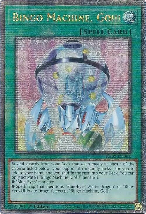 Image for Bingo Machine, Go!!! (Quarter Century Secret Rare) (25th Anniversary Rarity Collection II) (RA02-EN062) - YuGiOh
