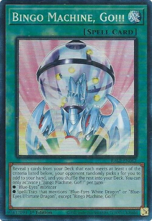 Image for Bingo Machine, Go!!! (PCR) (25th Anniversary Rarity Collection II) (RA02-EN062) - YuGiOh